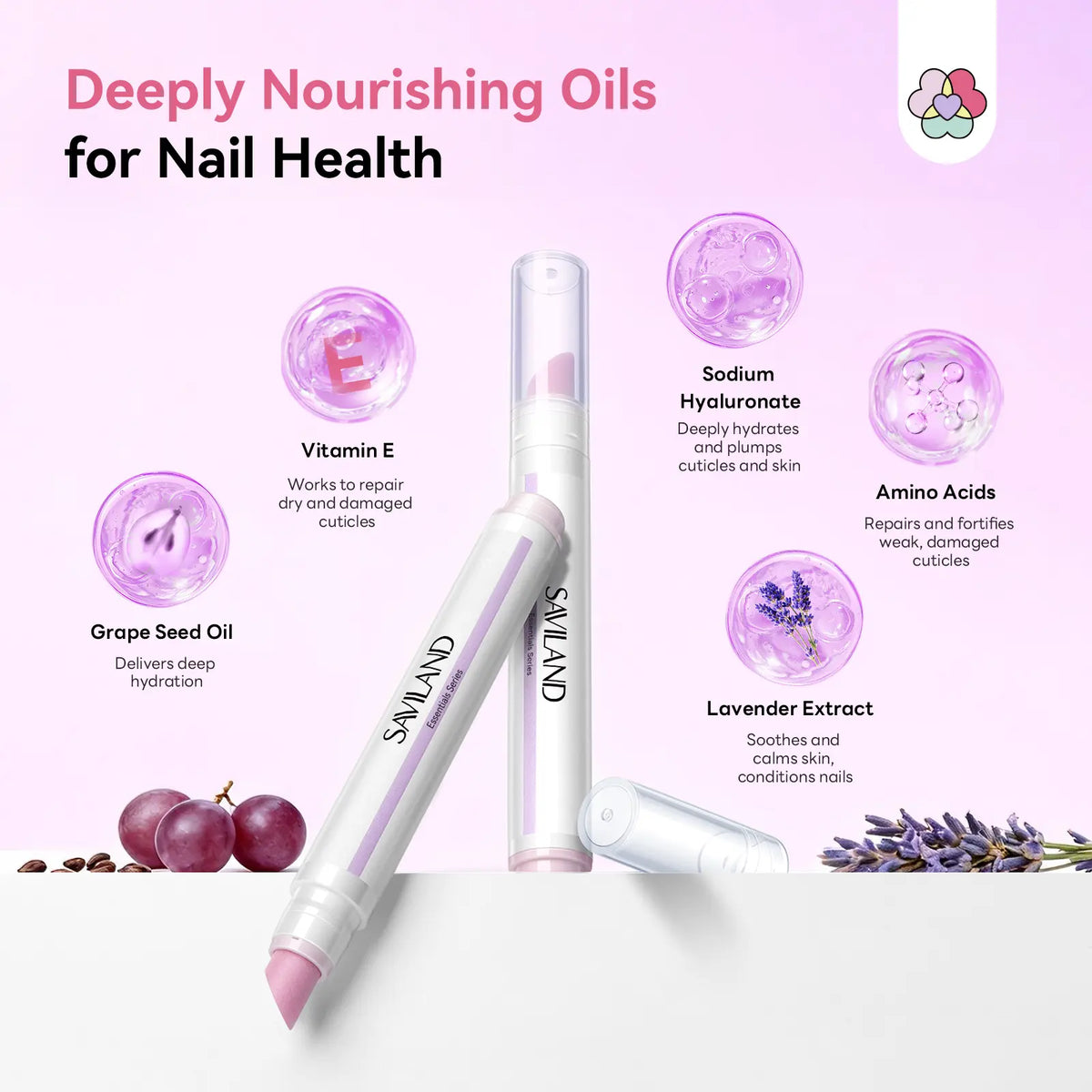 2-in-1 Cuticle Care Pen – 45° Ceramic Tip + Hydrating Oil for All Nail Types